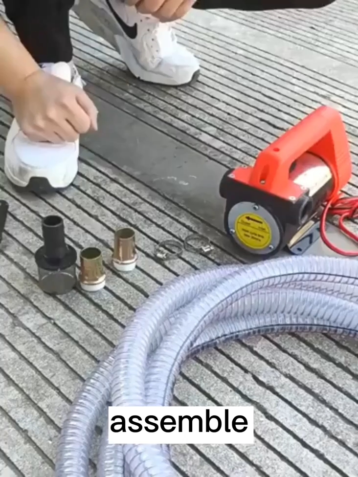 ⚡12V Portable Electric Diesel Transfer Pump Kit High Flow 40L/min Oil Extractor Pump with Full Accessories for Car Truck and Agricultural Machinery