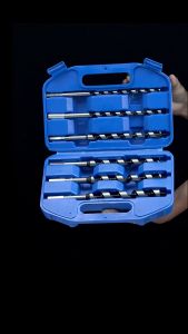Mata Bor Kayu Spiral SET 6Pcs mata Bor Auger Wood Bit Drill SET 8-20MM FREE Box - 6813