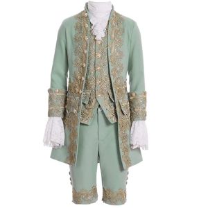 Bộ Trang Phục Cosplay Dành Cho Nam Giới Trưởng Thành Phong Cách Victoria - Áo Vest Áo Khoác Blazer Quần Cà Vạt Jabot Dành Cho Sân Khấu Nhà Hát