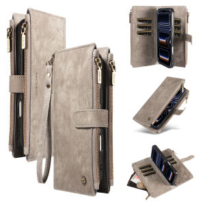 PU Leather Phone Case for Samsung S26 S25 S24 S23 S22 S21 S20 FE Edge Plus Ultra Shockproof Wallet Phone Case with Lanyard Stand