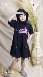 DRESS ANAK PEREMPUAN DRESS ANAK USIA 1-7 TAHUN DRESS KEKINIAN VIRAL BERBIE VARIASI KUPLUK