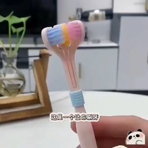 NEW VIRAL !!! Sikat Gigi Dewasa Sikat 3D Tiga Sisi Spesial Ultra Lembut Bersih Toothbrush Gusi sensitif & Behel Kawat Gigi 2 in 1