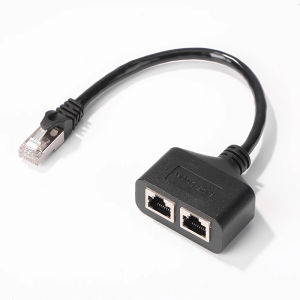 RJ45 Cable Splitter Converter 1 Male In to 4 Female 1 to 2 Out CAT7 CAT6 CAT5 Network Cable Extend Adapter Cannot Be Used Sim