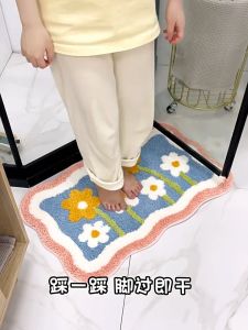 TC39 Thảm lau chân thảm chùi chân 3D thảm decor cao cấp siêu thấm hút chống trượt cửa phòng ngủ phòng khách nhà tắm