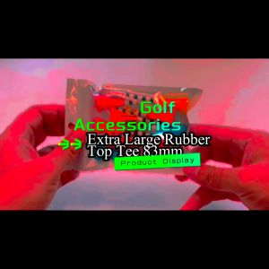 Extra Large High Durable 83mm Rubber Top Tee Pack (10Pcs)