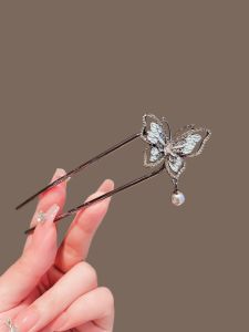 Kẹp Tóc Hình Bướm Kiểu Pháp Cho Nữ 2025 Mẫu Mới Kẹp Tóc Đuôi Ngựa Đơn Giản Hiện Đại Cao Cấp Kẹp Tóc Cao Cấp