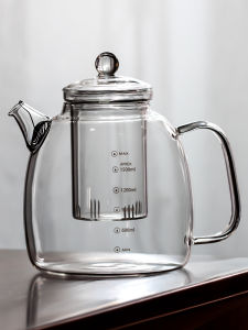 High Borosilicate Glass Tea Kettle Large Capacity Home Use New Model Tea Brewing Pot Heat Resistant Stove Top Tea Making Health Pot
