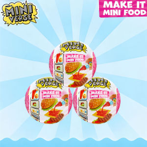 MGAS Miniverse Make It Mini Food  Diner Series 3 Mystery Packaging Kitchen DIY Game  Food Replicas  Toys Miniverse Blind Box