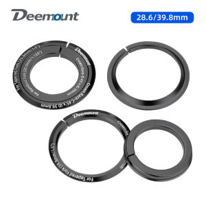 Bicycle Headset Crown Race Adapter 45 Degree For 28.6mm Straight /39.8mm Tapered Front Fork Choice Split Bottom Bearing Part