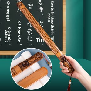 MONLEYTA | Thickened Bamboo Ruler Teacher Special Home Use Student Childrens Soft Ruler Learning Motivation Tool Bamboo Discipline