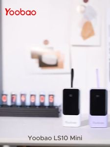 Yoobao LS10-L Portable 10000mAh with Built-in Lightning Cable Power Bank with LED Display PD20W SCP 22.5W Fast Charge