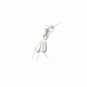 Silver Pendant Snap Hooks for Necklaces