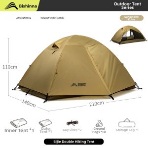 BSWOLF | Portable Hiking Camping Tent Waterproof Double Person
