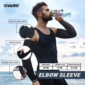 GVARD Manset Tangan Pria Wanita/Lengan/Elbow Sleeve /Shooting Basket/Elbow/Arm Outdoor/Sepeda/Voli