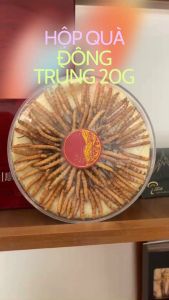 Hộp Đông trùng Hạ thảo Tây Tạng 20g size 5 nguyên con loại (khoảng 100 con)