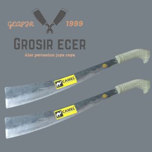 Golok Baja Super Tajam 50 - Golok Kerja Kayu Rumput Berkebun Kebun Super Tajam Tanpa Asah