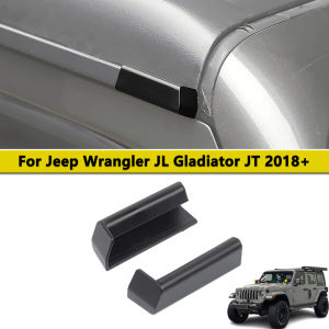 Car Top Roof Water Rain Gutter Extensions for Jeep Wrangler JL JLU 2018-2023 Unlimited Sahara Rubicon ABS Exterior Accessories