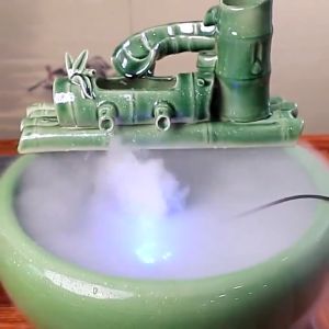 【จัดส่งจากกรุงเทพ+จัดส่งฟรี】COD เครื่องสร้างควัน เครื่องทำควัน หมอกอัตโนมัติ พร้อม adaptorพร้อมไ ฟLED อุปกรณ์ตกแต่งสวน น้ำพุฮวงจุ้ย ทำหมอก น้ำพุบ่อปลา เครื่องพ่นควัน