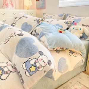 Double Faced Flannel Bedding Set