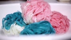 Bông Tắm Tròn Cao Cấp 2 Màu - Siêu Tạo Bọt Kì Cọ Tẩy Da Chết N108