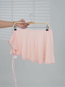 daydance | 17 Colours Woman Ballet Skirts Wrap Tutu Dance Skirt Adult Pearl Chiffon Skirts Tie up Mini Short Skirt for Dancing