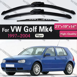 For VW Golf Mk4 1997 - 2004 Car Wiper Front & Rear Wiper Blades Windshield Windscreen Clean Window 21"+19"+14" Car Rain Brushes