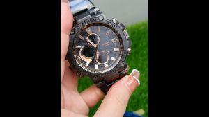 นาฬิกาผู้ชาย (ดีไซเนอร์) กันน้ํา 30m แท้ 100 % สายเลส พร้อมกล่องแบรนด์