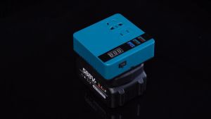 [24 hours delivery] 120W Cordless Power Inverter DC 18V To AC 220V For Home Application Inverter Adapter Power Supply Inverter For Makita 18V Battery