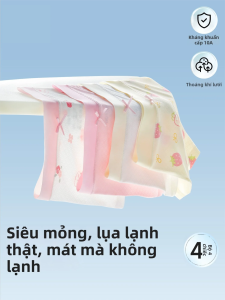 AIBEIDILA | Quần Lót Bé Gái Chất Liệu Kẻ Sọc Lạnh 2+ Tuổi Mùa Hè