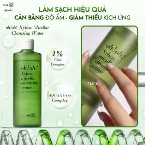 Nước Tẩy Trang Chuyên Sâu Phục Hồi Màng Lipid - oh!oh! Xylica Micellar Cleansing Water 500ml