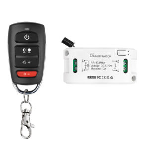 Wenqia DC 5V 6V 12V 24V 36V 72V Ánh Sáng công tắc điều khiển Không Dây đèn mờ điều chỉnh độ sáng Rf433Mhz Receiver Điều Khiển Từ Xa