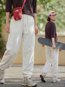 Textured Breathable Loose Jogger Pants