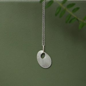 Original Designer Cicada Wing Long Necklace Elegant Sweater Chain Minimalist Versatile Titanium Steel Silver Color Adult Jewelry