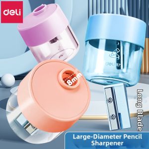 deli | Portable Dual Single Hole Multifunctional Pencil Sharpener