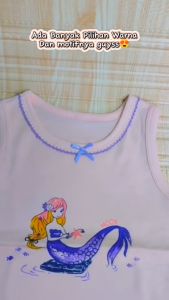 DRBJA013 Singlet Pakaian Dalam Anak Perempuan Kaos Kutang Cewek