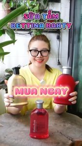 Sữa tắm nữ nước hoa siêu thơm Bettina Barty Bath & Shower gel 500ml nhập khẩu Đức giữ ẩm da lưu hương lâu tẩy tế bào