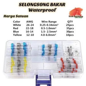 Heat shrink Waterproof Selongsong Bakar Harga 1 Box Heatshrink Anti Air Solder Heat