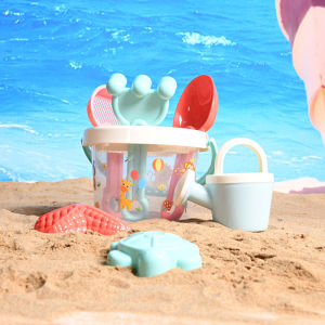 JIFANPAUL | Beach Play Set for Kids Sand Digging Water Play Sand Timer Outdoor Digging Tools Shovel Bucket Set