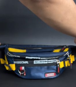 Tas pinggang / Tas Selempang Dan Wanita Bahan Nylon Parasut Polo Amstar | Tas Selempang Pria Terbaru | Tas Selempang Kekinian | Tas Pria dan Wanita | Tas Pria Dewasa | Tas Pinggang Waterproof