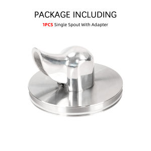 Coffee Products Single & Double Bottomless Spouts 54mm Made For Bottomless Portafilters For Single Double & Triple Shot Baskets