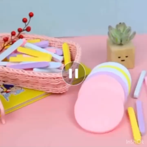 Spons Pembersih Muka Isi 12pcs Sponge Stik Kentang Cuci Muka Facial Face Wash Serbaguna SH LC116