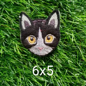 Patch/emblem/bordir jahit/badge/ironpatch logo animasi kucing lucu berkualitas