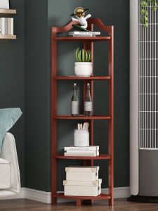 Corner Triangle Floor Standing Storage Rack Multi-Layer Flower Shelf Bathroom Bedroom Living Room Wall Corner Organizer