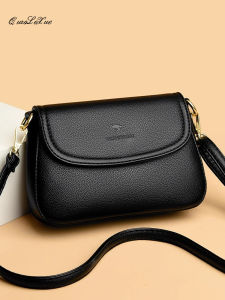 Soft Leather Crossbody Bag for Women Fashionable Versatile City Casual Style Single Strap Closure Bag Ideal for Daily Use