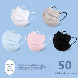 Aesthetic Breathable Dustproof Sun Protection Eye Corner Protecting Female Mask 3D Design Flattering
