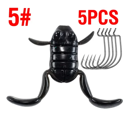 5Pcs Soft Frog 5/10g Floating Fishing Lure Artificial Frog Silicone Swimbait Topwater Casting Lure Plastic Kicking Frog Bait