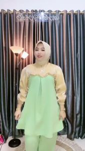 NARAYA SETELAN LONG TUNIK | SET KEKINIAN | SETELAN COMBINASI TERBARU | SETELAN PREMIUN MUSLIM TERBARU BY ALYA ZEA STORE