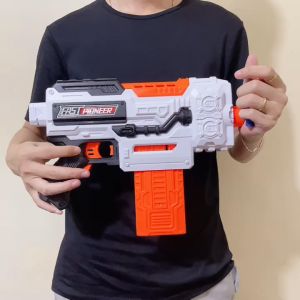 Đồ Chơi Trẻ Em Phụt Xốp Neft Dùng Pin Tặng Kèm 24 Viên Xốp - Nhựa ABS An Toàn Với Trẻ Em