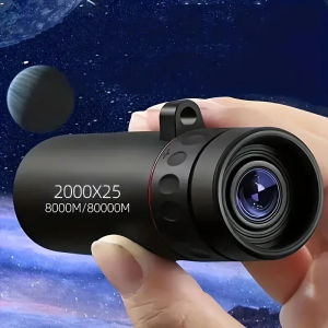 2000X25 High Power Monocular Telescope HD Night Vision Portable Phone Photography Telescope for Outdoor Concert Bird Watching