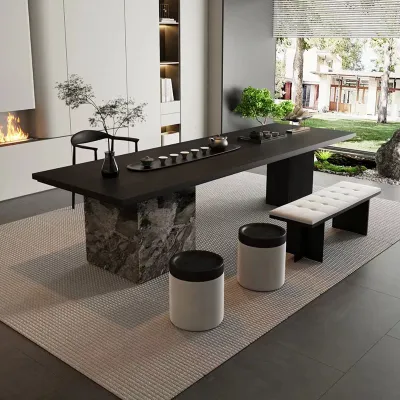 Luxury Modern Solid Wood Chinese Tea Table Set